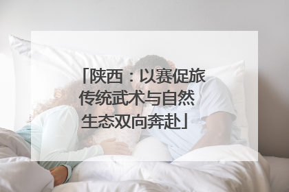 陕西：以赛促旅 传统武术与自然生态双向奔赴