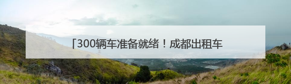300辆车准备就绪！成都出租车、网约车“爱心送考”行动开始了