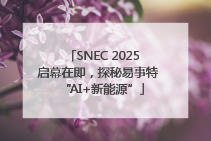 SNEC 2025启幕在即，探秘易事特“AI+新能源”